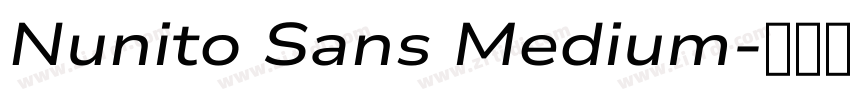 Nunito Sans Medium字体转换 Nunito Sans Medium字体转换